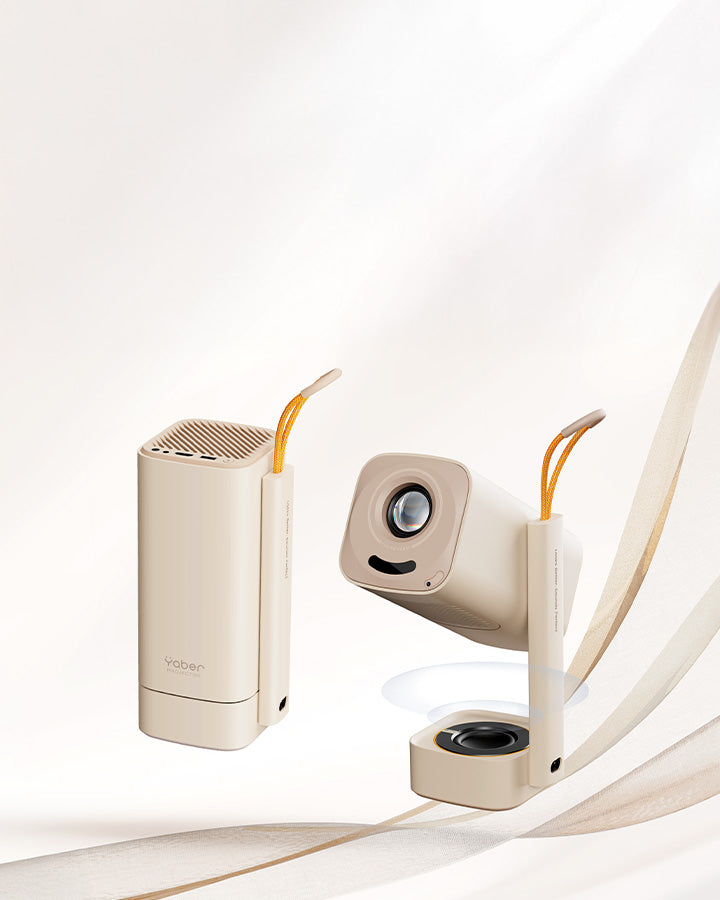 yaber t1 pro small size mini portable projector for camping