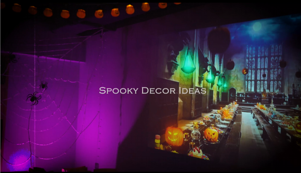 Halloween Decoration Ideas By Using Yaber Projector