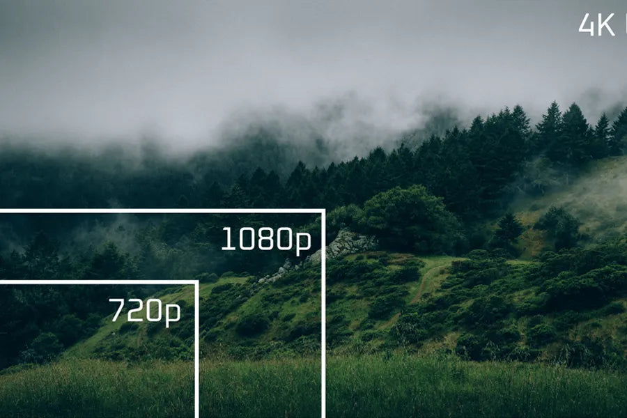 A guide to choosing a projector resolution: 720p vs 1080p vs 4K – Yaber ...
