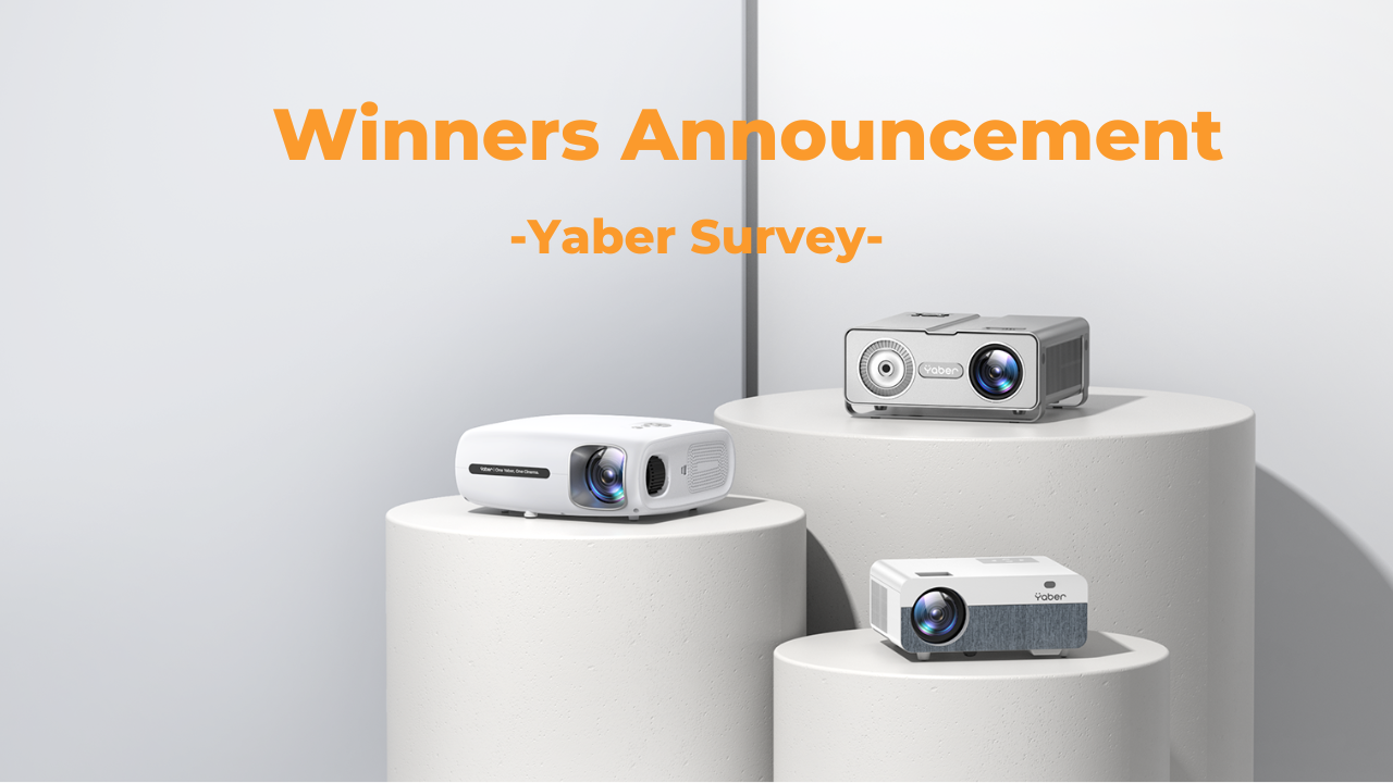 The Winners Announcement image of 3 winners in "Yaber Survey" contest.