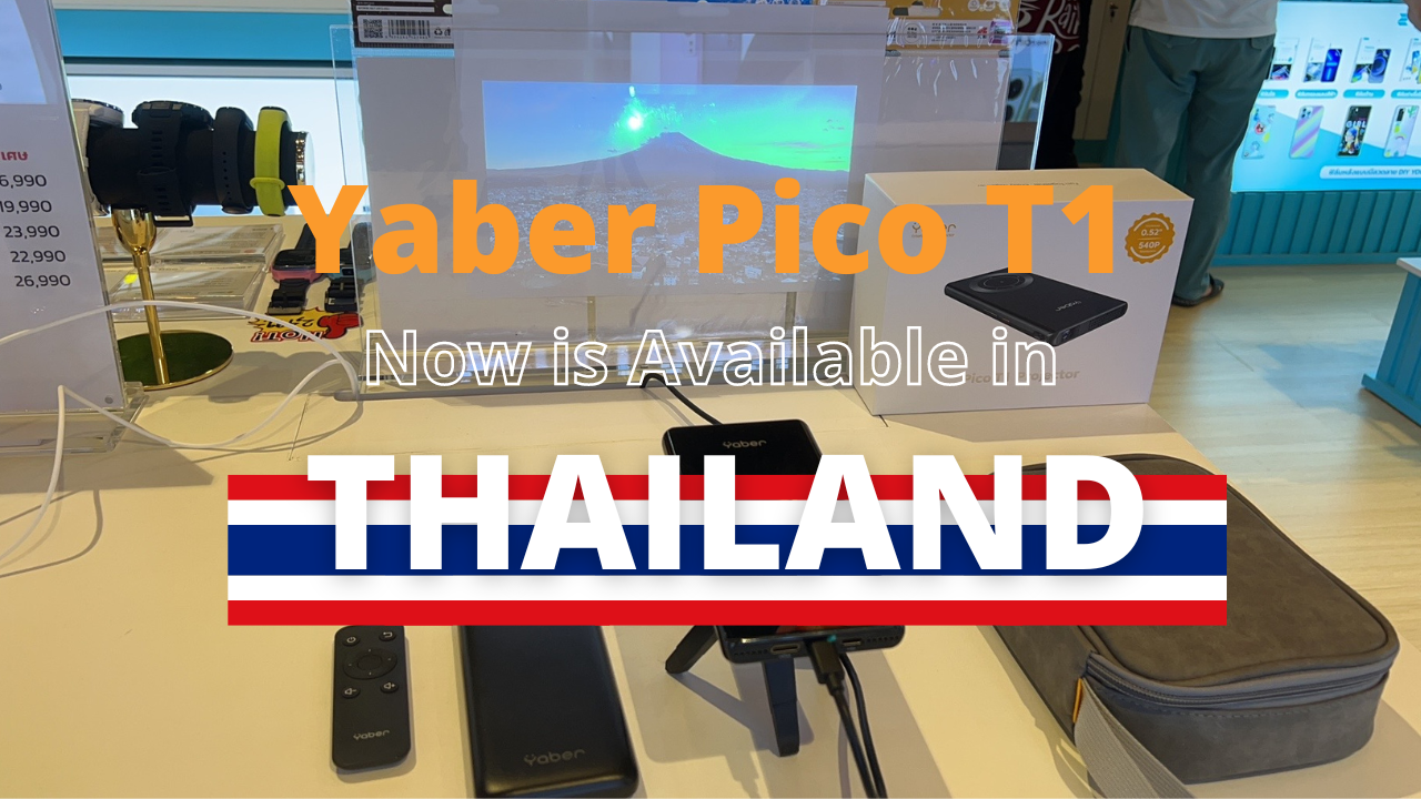 Yaber Home Projector now is available in Thailand!