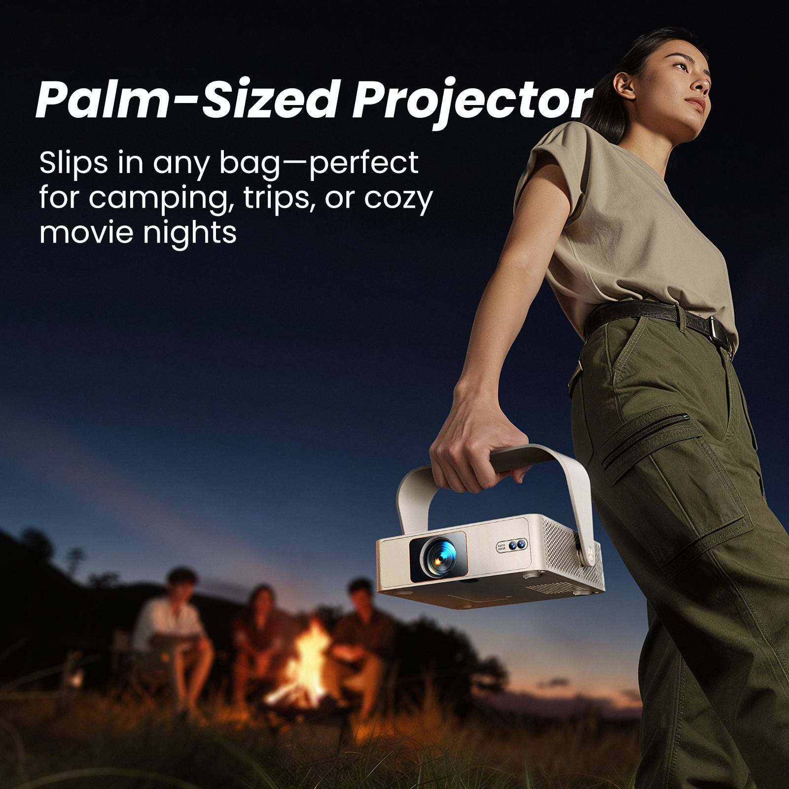 Yaber L1 Pro Portable Cinema | 330° Rotation, Native 1080P Go Anywhere