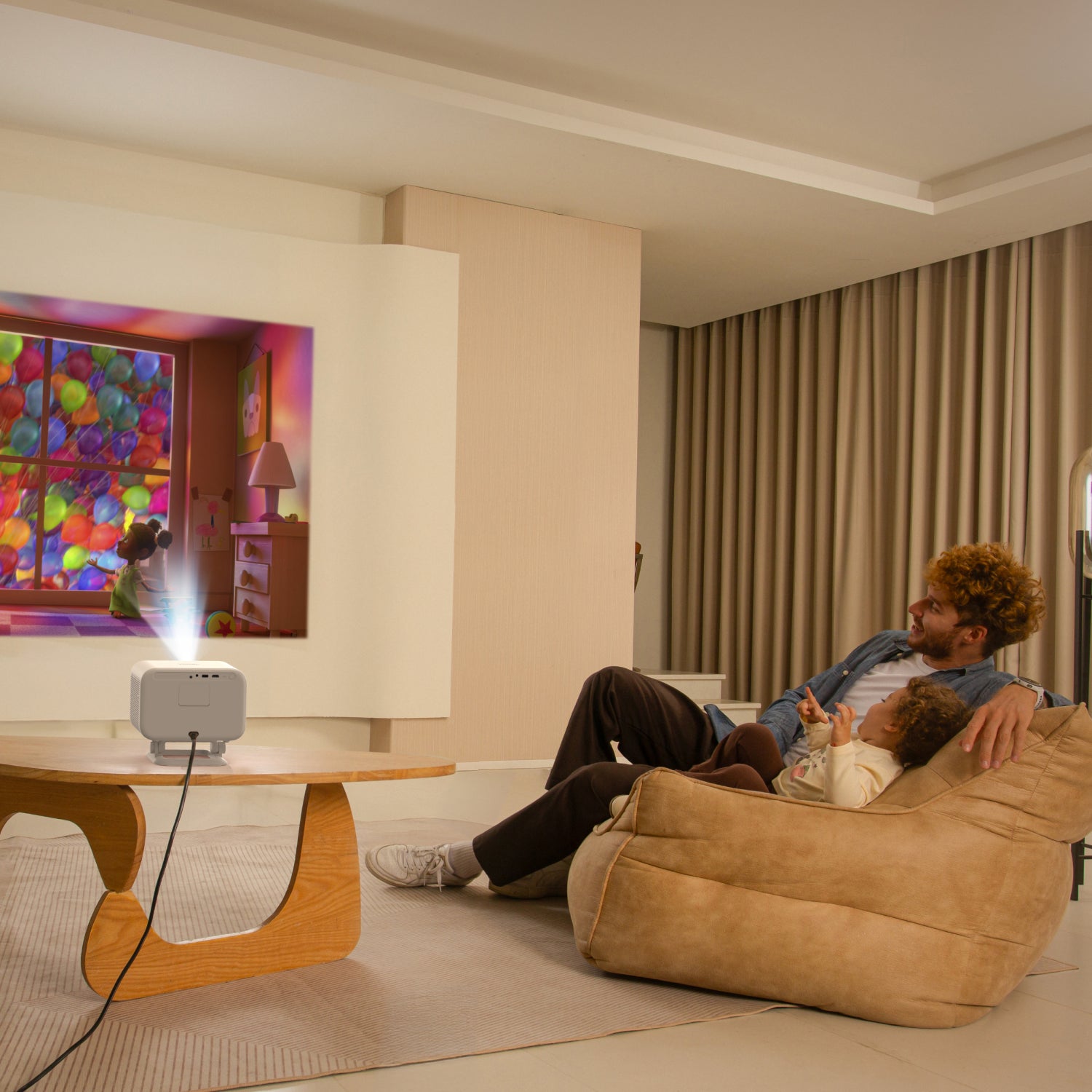 【Nuova versione】Yaber Proiettore L2 Plus Home Cinema