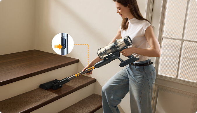 Crevice cleaning scene
