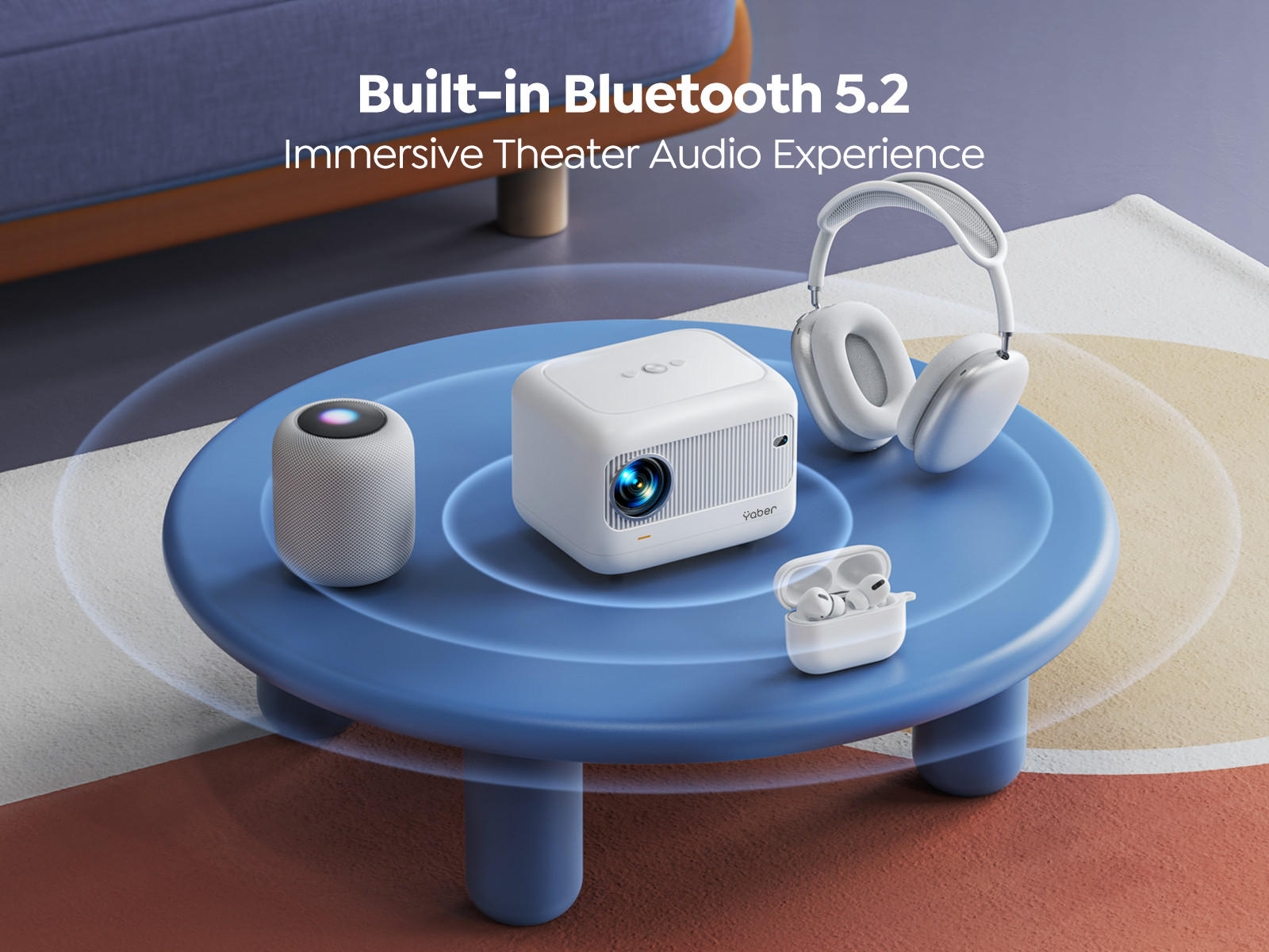 YABER PROJECTOR E1- YABER Home Projector, Entertaiment Projector