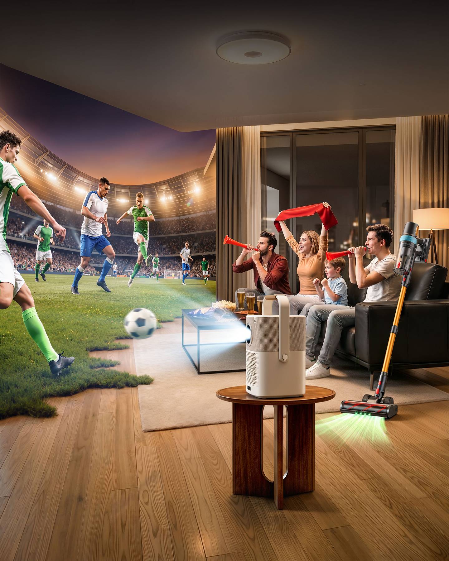 【YABER_】 プロジェクター スクリーン付き Yaber | Premium Smart Projectors & Cordless Vacuums for Modern Home