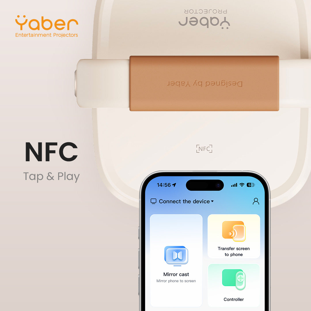 Experience hassle-free projection with just a few taps!