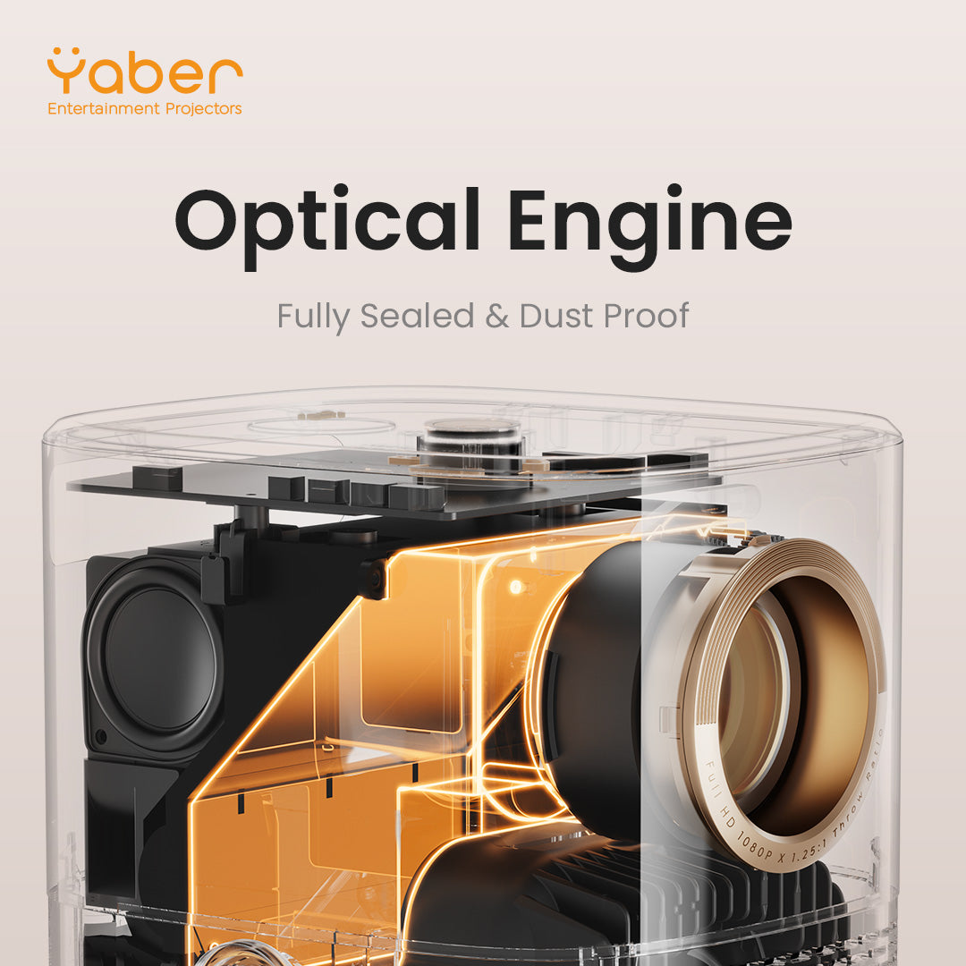 Indulge in a dust-free visual feast with our sealed optical engine, ensuring clarity without the worry of dust accumulation.