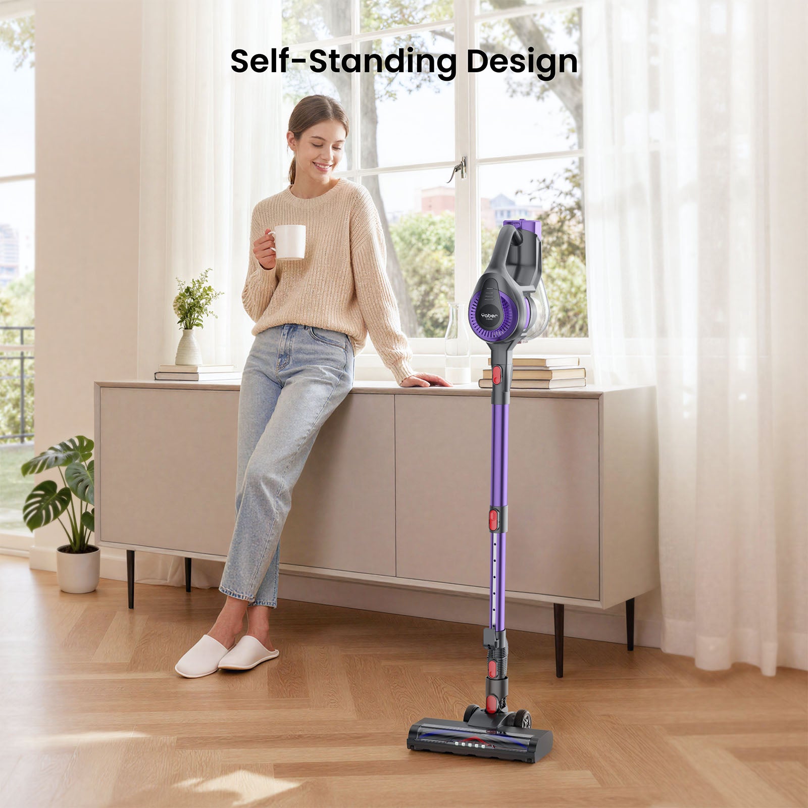yaber L10 vaccum cleaner self standing design