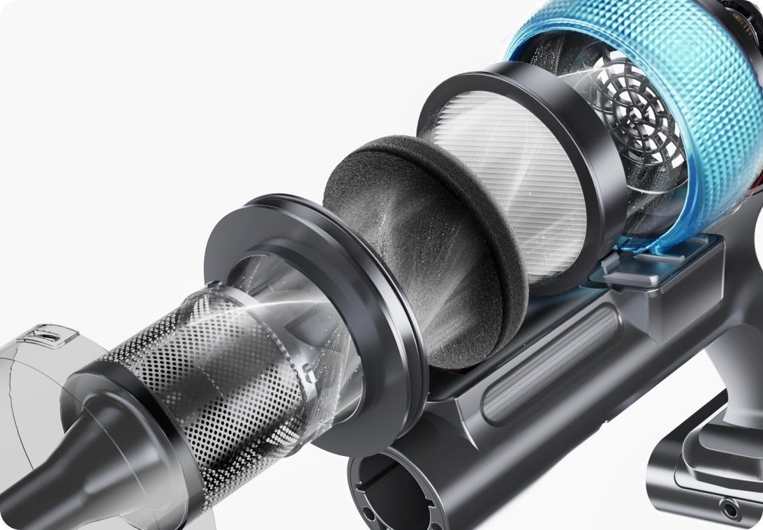 yaber vaccum 5 layer HEPA system