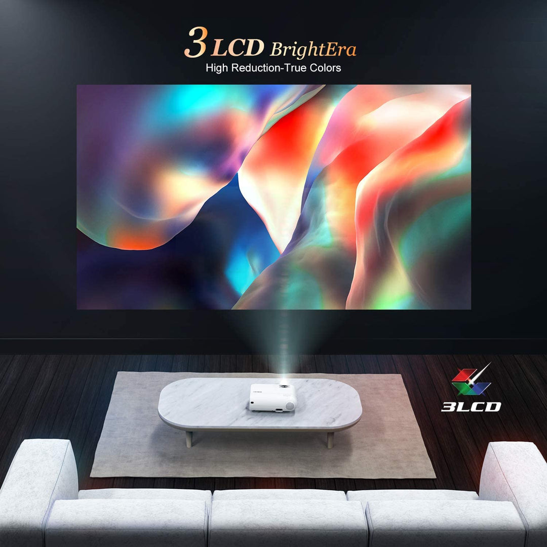 YABER WiFi Mini Projector 5500 Lux Full HD 1080P Supported YABER