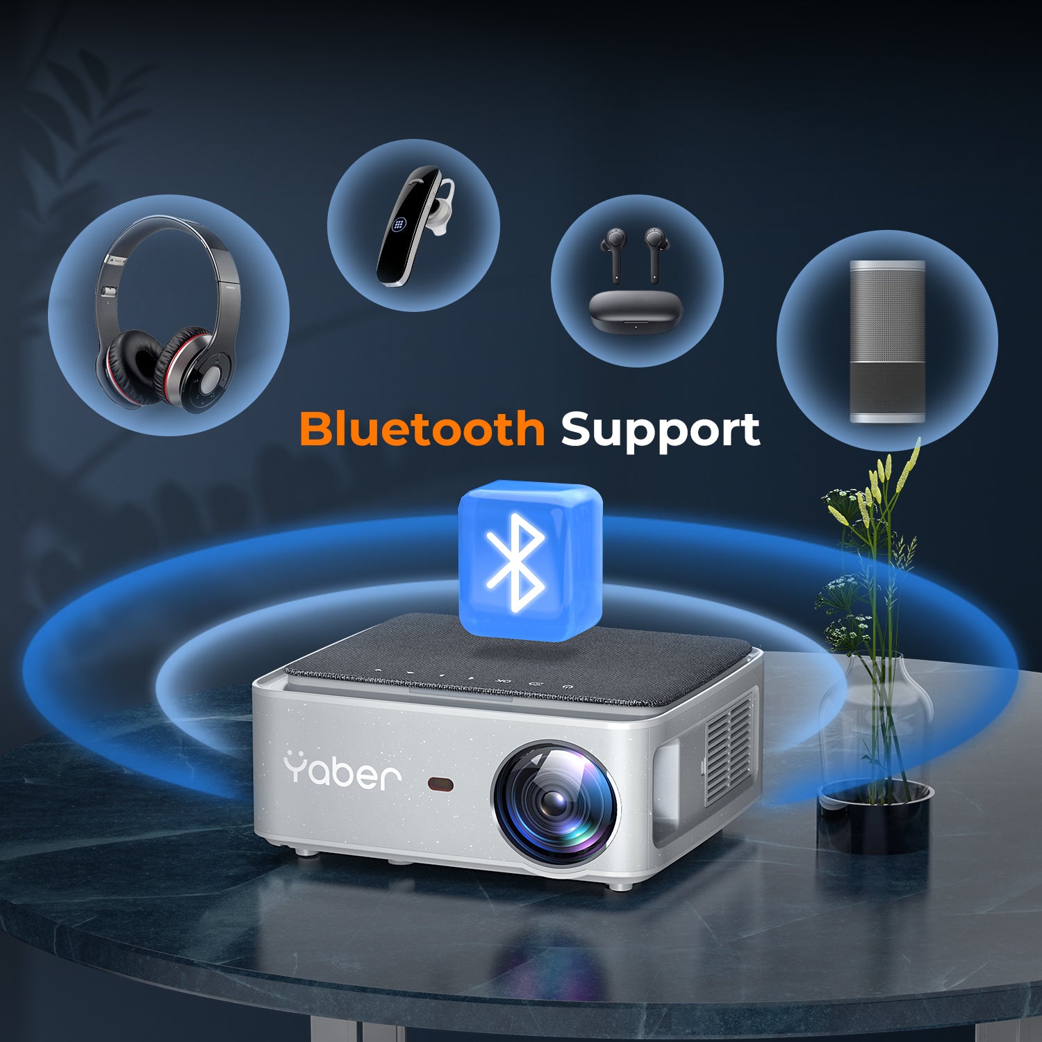 YABER PROJECTOR PRO U6 (AOSP) - YABER Home Projector, Entertaiment Projector