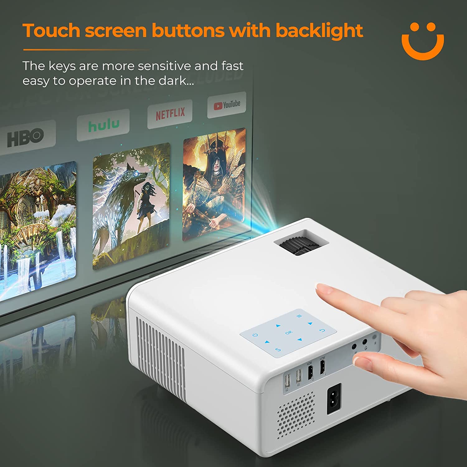 YABER PROJECTOR PRO Y9 - YABER Home Projector, Entertainment Projector