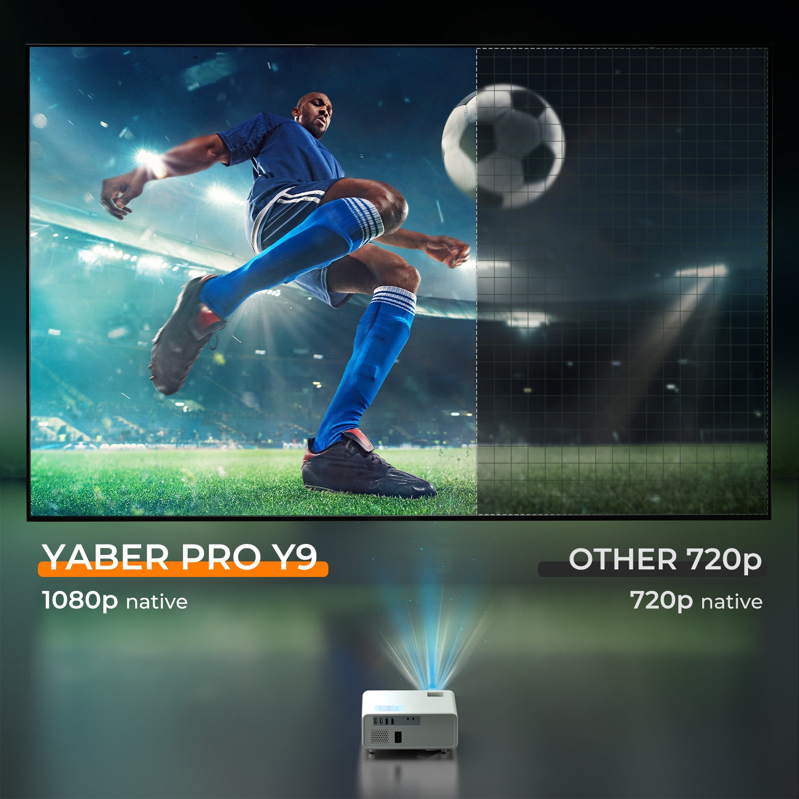 YABER PROJECTOR PRO Y9 - YABER Home Projector, Entertainment Projector